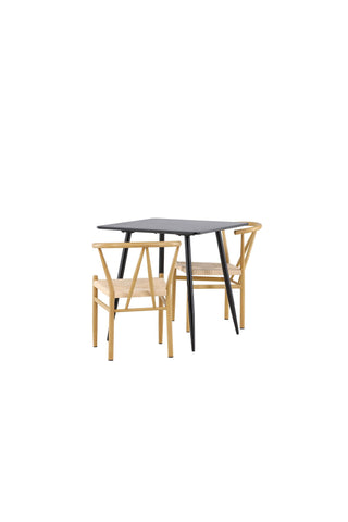 Venture Home Polar matbord med Alfons matstol