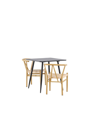 Venture Home Polar matbord med Alfons matstol