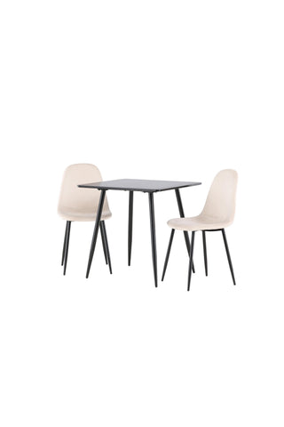 Venture Home Polar matbord med Polar matstol