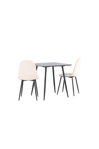 Venture Home Polar matbord med Polar matstol