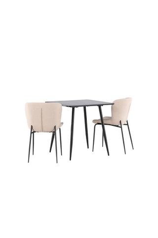 Venture Home Polar matbord med Modesto matstol