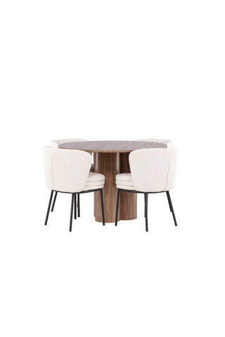 Venture Home Olivia matbord med Agnes matstol