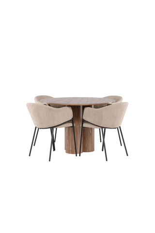 Venture Home Olivia matbord med Evelina matstol