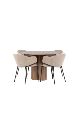 Venture Home Olivia matbord med Evelina matstol