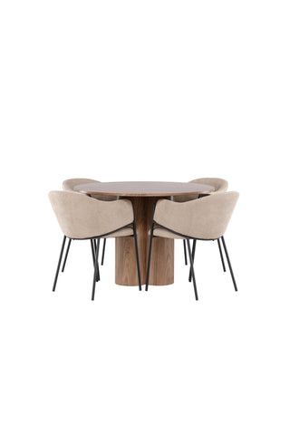 Venture Home Olivia matbord med Evelina matstol