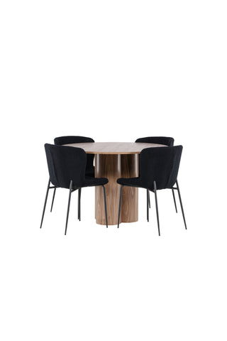 Venture Home Olivia matbord med Modesto matstol