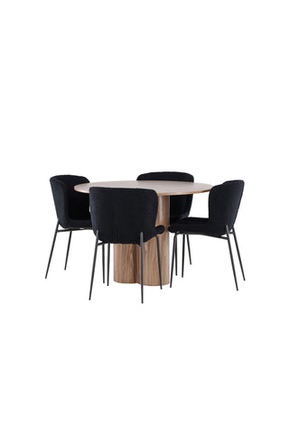 Venture Home Olivia matbord med Modesto matstol
