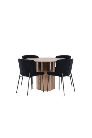 Venture Home Olivia matbord med Modesto matstol