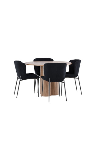 Venture Home Olivia matbord med Modesto matstol