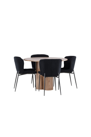 Venture Home Olivia matbord med Modesto matstol