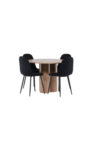 Venture Home Olivia matbord med Polar matstol
