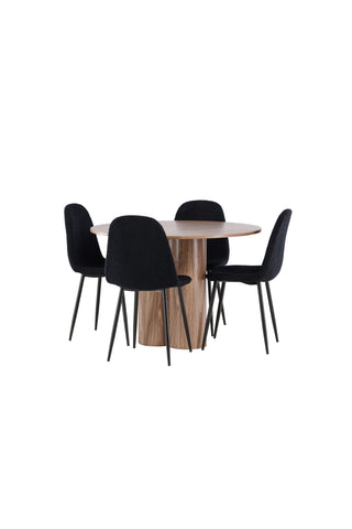 Venture Home Olivia matbord med Polar matstol