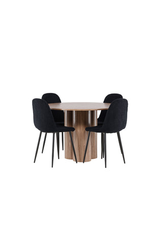 Venture Home Olivia matbord med Polar matstol