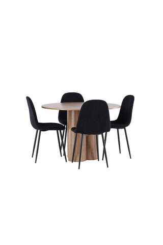 Venture Home Olivia matbord med Polar matstol