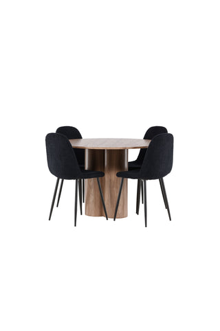 Venture Home Olivia matbord med Polar matstol