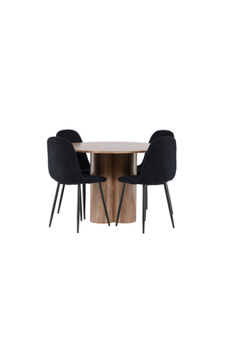 Venture Home Olivia matbord med Polar matstol