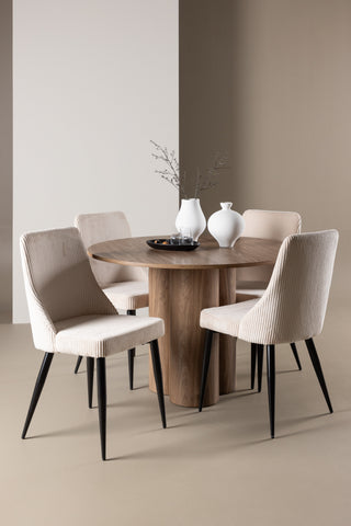 Venture Home Olivia matbord med Leone matstol