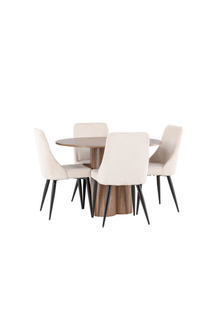 Venture Home Olivia matbord med Leone matstol