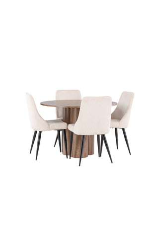 Venture Home Olivia matbord med Leone matstol