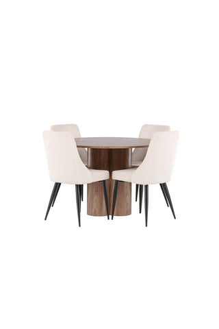 Venture Home Olivia matbord med Leone matstol