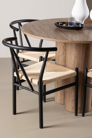 Venture Home Olivia matbord med Alfons matstol