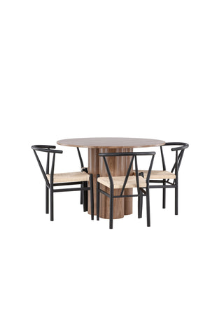 Venture Home Olivia matbord med Alfons matstol