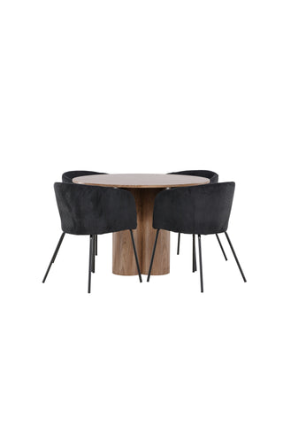 Venture Home Olivia Matbord med Berit Matstol