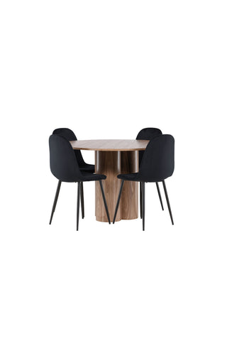 Venture Home Olivia matbord med Polar matstol