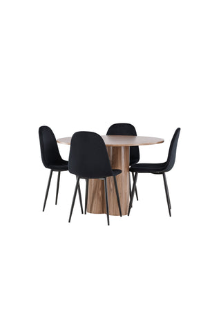 Venture Home Olivia matbord med Polar matstol