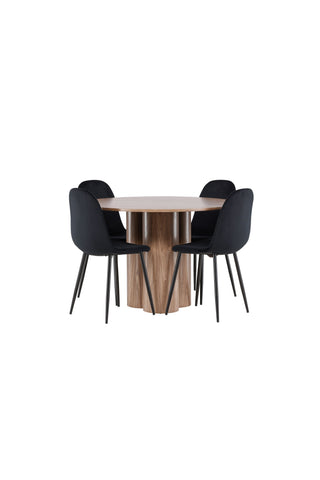 Venture Home Olivia matbord med Polar matstol