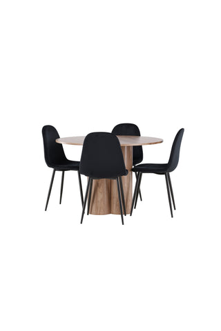 Venture Home Olivia matbord med Polar matstol