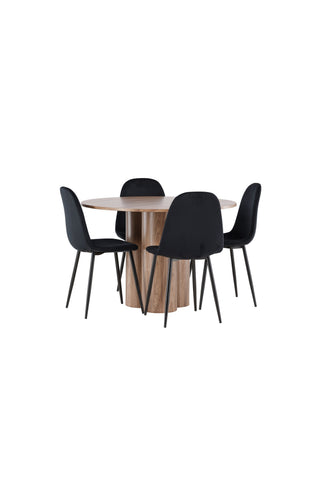 Venture Home Olivia matbord med Polar matstol