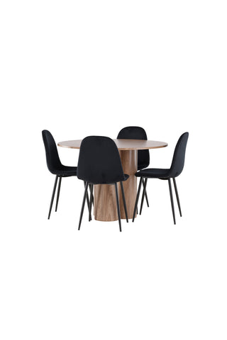 Venture Home Olivia matbord med Polar matstol