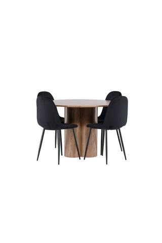 Venture Home Olivia matbord med Polar matstol