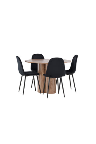 Venture Home Olivia matbord med Polar matstol