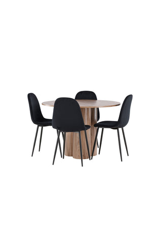 Venture Home Olivia matbord med Polar matstol