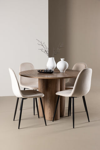 Venture Home Olivia matbord med Polar matstol