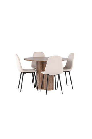 Venture Home Olivia matbord med Polar matstol