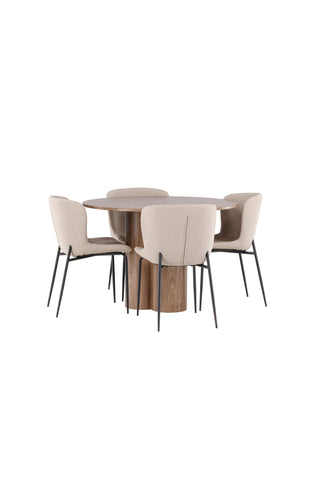 Venture Home Olivia matbord med Modesto matstol