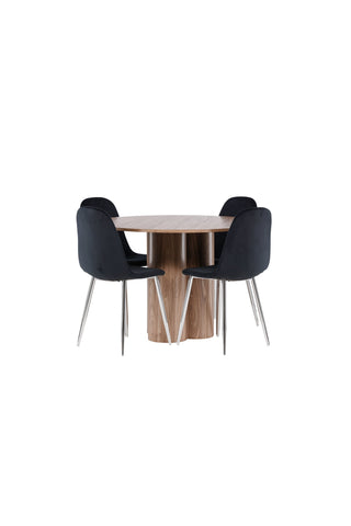Venture Home Olivia matbord med Polar matstol