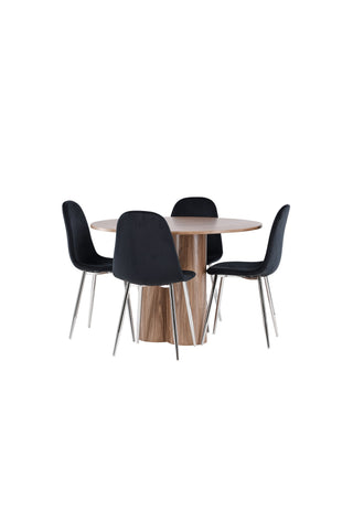 Venture Home Olivia matbord med Polar matstol