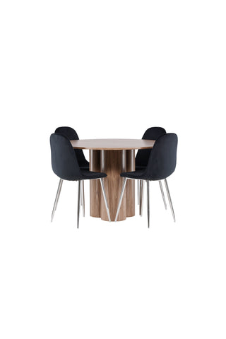 Venture Home Olivia matbord med Polar matstol