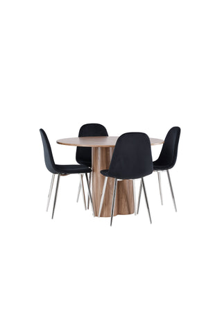 Venture Home Olivia matbord med Polar matstol