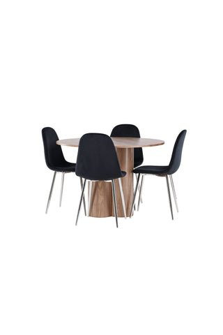 Venture Home Olivia matbord med Polar matstol