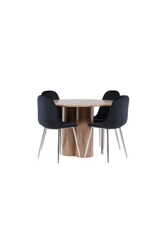 Venture Home Olivia matbord med Polar matstol
