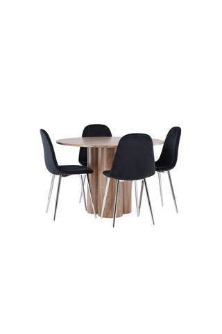 Venture Home Olivia matbord med Polar matstol