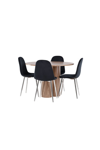 Venture Home Olivia matbord med Polar matstol
