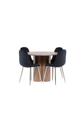 Venture Home Olivia matbord med Polar matstol