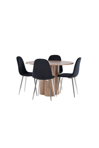 Venture Home Olivia matbord med Polar matstol
