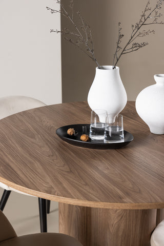 Venture Home Olivia matbord med sammetsmatsalsstol